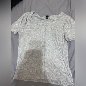 Grey Shirt (runs large in kid size & xs for women)